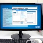 Computer screen showing electronic medical records system with ICD 10 codes