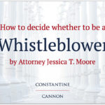How to be a whistleblower