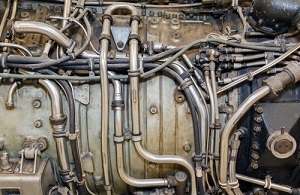 industrial pipes all around