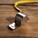 Whistle on wood