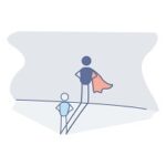 Person Standing and their Shadow Displayed as Superhero
