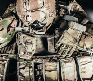 Soldier Gear Piled Together