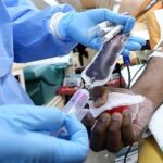Person Donating Blood