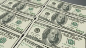 stacks of cash