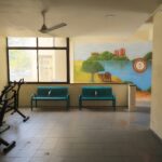 rehab facility with bikes and benches