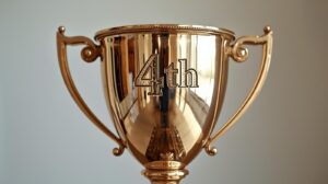 4th place trophy