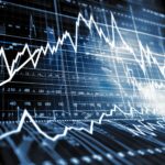 investments and finances on screen