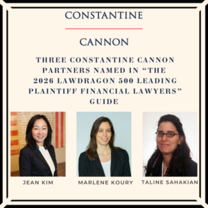 Three Constantine LLP Partners Named in The 2026 Lawdragon 500 Leading Plaintiff Financial Lawyers Guide