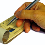 writing a check